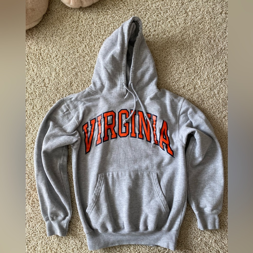 University Of Virginia Grey Hoodie Small 2013